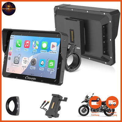 Motorrad Carplay Bildschirm 7 Zoll Wasserfest Touchscreen Dual Bluetooth Navi