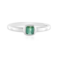Cavill Damenring GrüNer Turmalin 0,29Ct Platin 925 Silber Echtschmuck