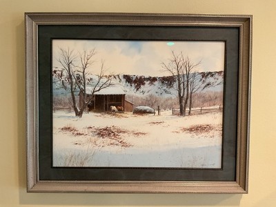 Stephen O Donnell Scott Original Gouache/watercolor painting on Art Board