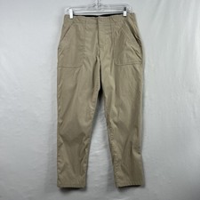 Eddie Bauer Horizon Pants Women 10 Straight Ankle Khaki Hiking Casual Capsule