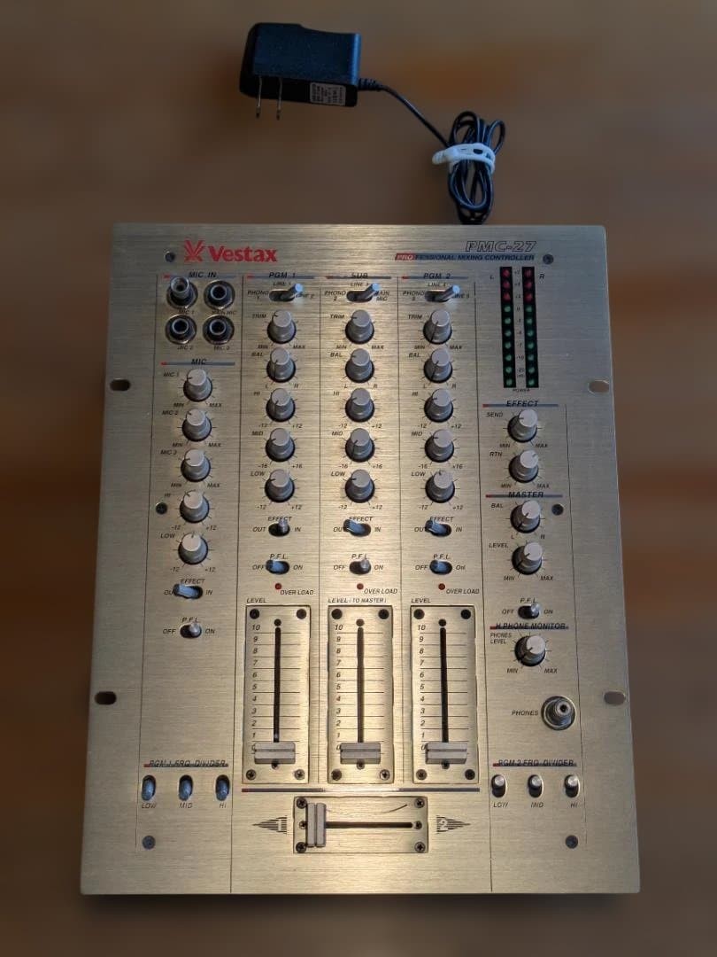 Vestax PMC-27 MKⅡ DJ MIXER DJミキサー VESTAX TO THE CORE