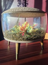 Inflatable Foot Stool Terrarium Round MCM Yel...