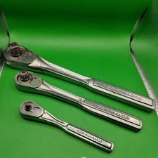 Vintage Craftsman 3pc Ratchet Set -ku- 44807 44808 44809 Vintage Craftsman 3pc Ratchet Set -ku- 44807 44808 44809