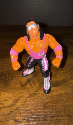 WWF Hasbro Bret the Hitman Hart series 8 Red card ...