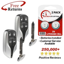 2 For 2014 2015 2016 2017 2018 Maserati Ghibli Quattroporte Keyless Entry Remote