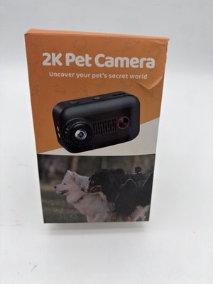 2k Pet Action Camera W/ SD Card and Mount- New Open Box