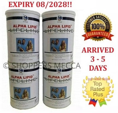 4 Cans Alpha Lipid Lifeline Blended Milk Colostrum Powder - EXPRESS SHIPPING !!