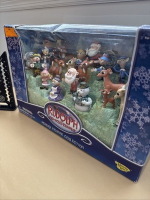 Memory Lane Rudolph Red Nosed Reindeer Holiday Figurine Collection  24 PVC - NEW