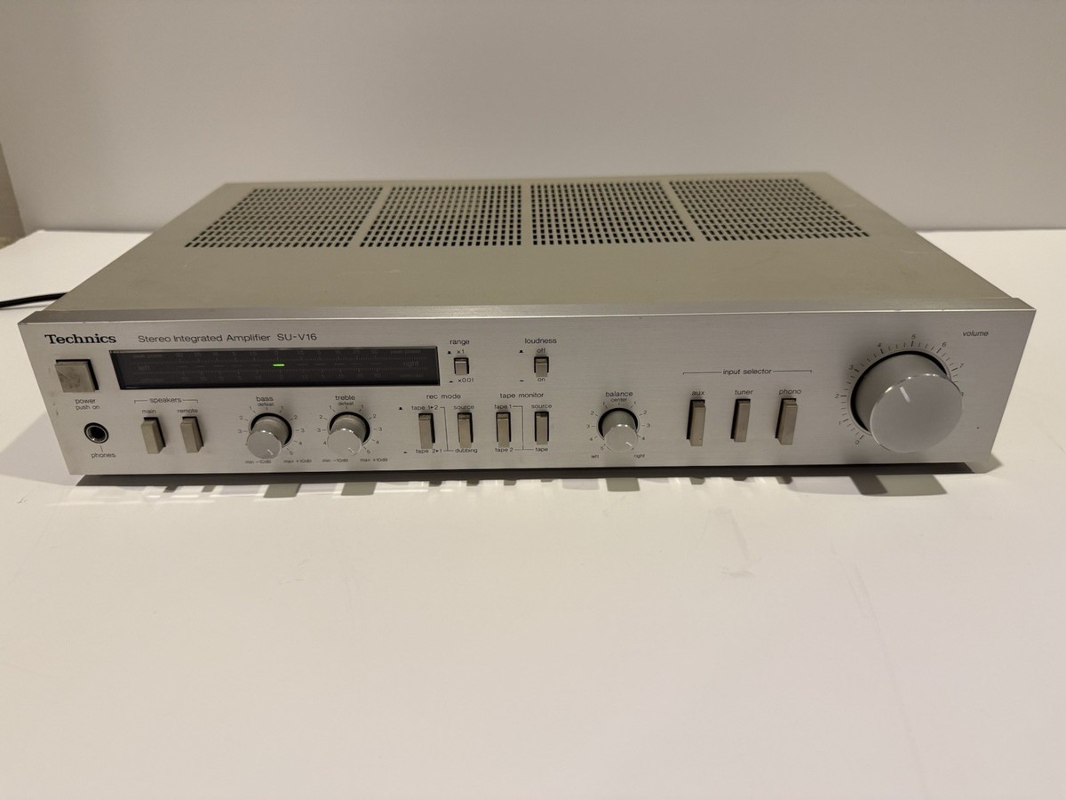 Technics SU-V16 Stereo Integrated Amplifier 1978 Vintage Used | eBay