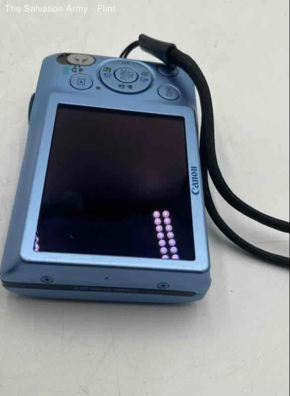 Canon Light Blue Powershot SD1300 IS Digital Camera Compact 4x Optical Zoom - Image 4 of 4