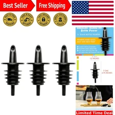 Syrup Precision Bottle Pourers - 3-Pack Professional Pour Spouts for Drinks
