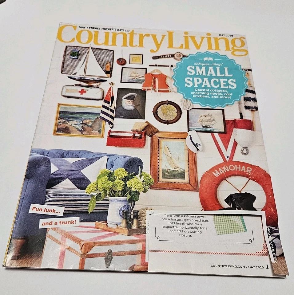 Lot of 12 Country Living Magazine Full Issues Crafts Recipes Home Decor Holidays - Image 3 of 4