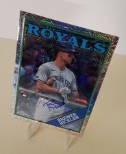Brewer Hicklen 2023 Topps Silver Pack Chrome Mojo Refractor /99 SP Auto NRMT+ RC