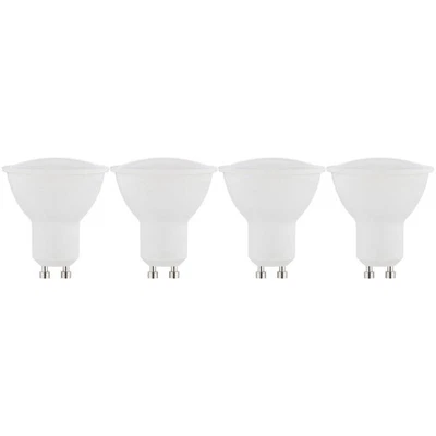 Müller-Licht 400260 Bombilla LED GU10 4.5W=50W Blanca Cálida Paquete de 4 - Imagen 1 de 2