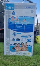 NEW: Bestway Steel Pro Max Round Swimming Pool Frame Set 3.66m x 1.00m