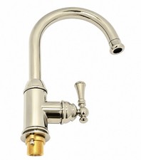 Signature Hardware SHXCAM137PN Amberley Bar Faucet 1.8 GPM - Polished Nickel