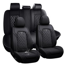 Car Seat Covers Fit for Honda CR-V Hybrid 2020-2026 Full Set,Black 