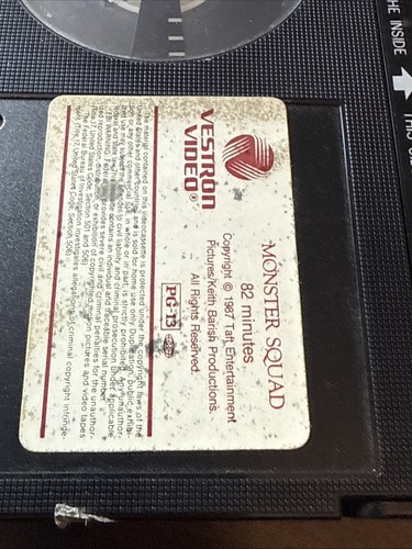 Monster Squad 1987 (Betamax 1988) Fred Dekker Horror Comedy Masterpiece Rare!!! - Picture 8 of 24