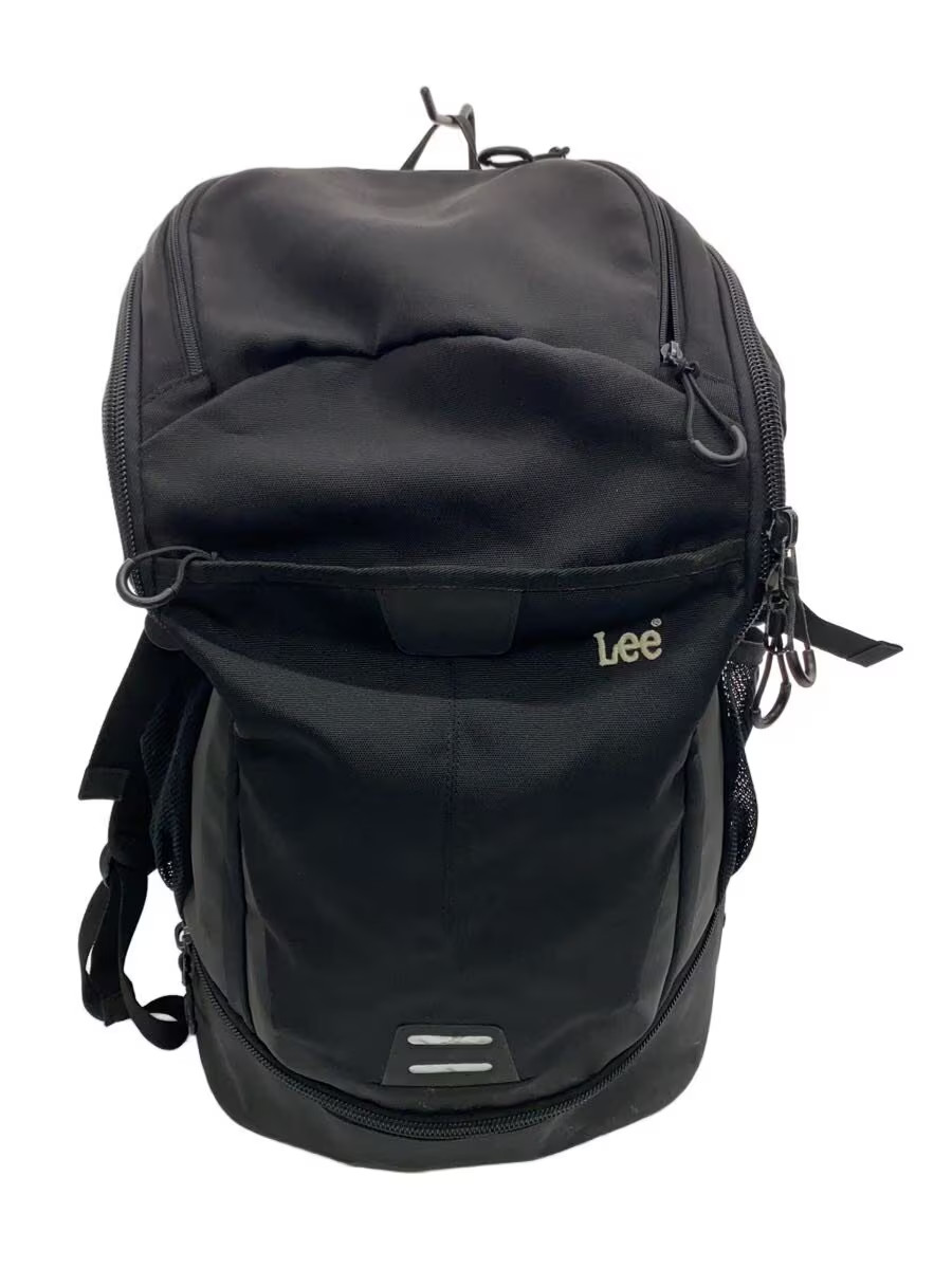 Lee Canvas Backpack, Black (Plain) - image 1
