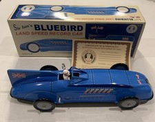 Schylling Tinplate Bluebird Land Speed Record Car Clockwork Action w/ Box