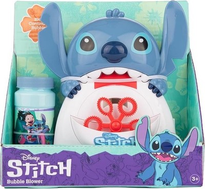Disney Lilo & Stitch batteriebetriebene Seifenblasmaschine mit Lösung,