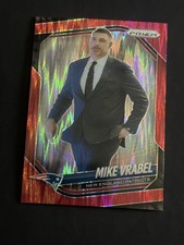 2025 Panini Prizm - Mike Vrabel #110 Red Flash Patriots 