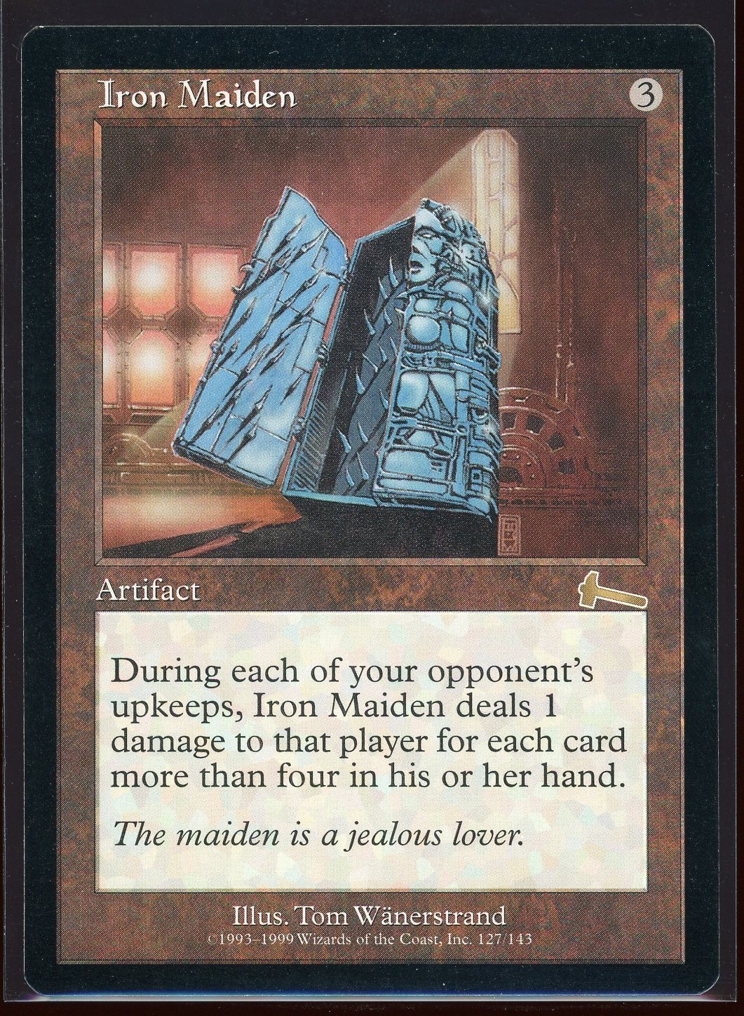 1999 MTG Magic the Gathering Iron Maiden (127/143) Urza's Legacy LP