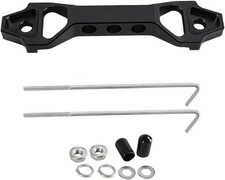 Battery Hold Down Sets, Aluminum Alloy Car Battery Holder Kit with J Hook Black