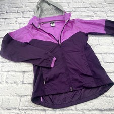 Nike Running Womens Purple Lightweight 1/4 Zip Windbreaker Jacket Size S