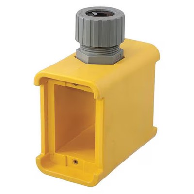 Hubbell Wiring Device-Kellems Hbl3099 Electrical Box, 19 Cu In, Outlet Box