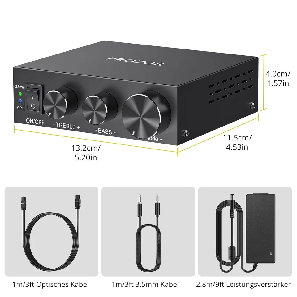 Mini Audio Verstärker Endstufe Hifi 100Wx2 Stereo mit TPA3255 Amp Chip Class D - Bild 2 von 4