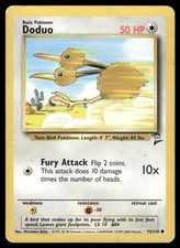 Pokemon Cards Doduo 72/130 Base Set 2 Common HP