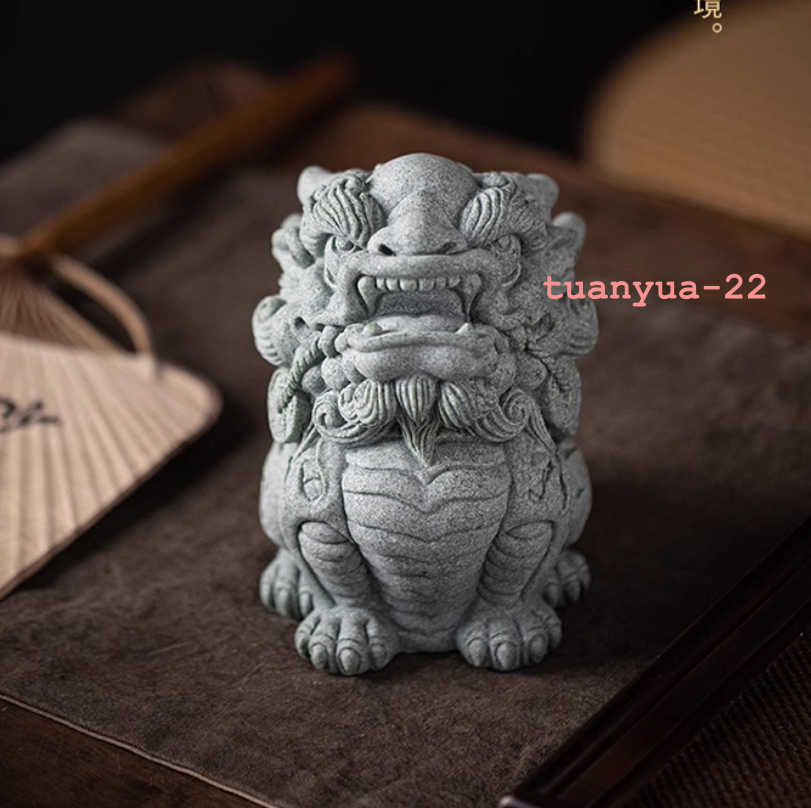 Chinese Qi Lin Animal Kylin Mold Concrete Cement Resin Mould Feng
