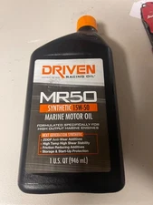 Driven racing oil MR50 synthetic 15w-50 marine motor oil 1 quart bulk discount