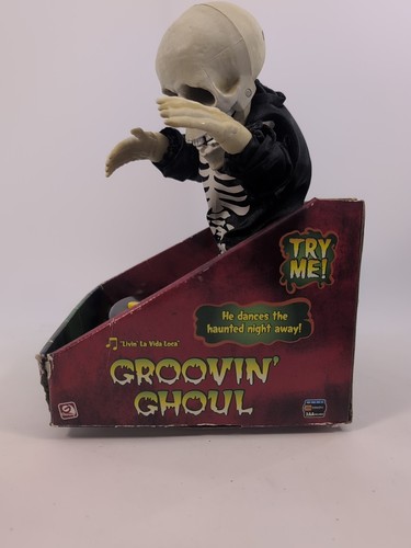 Gemmy Groovin Ghoul Dancing Skeleton Grave - For Parts or Repair - Does Not Work - Picture 5 of 10