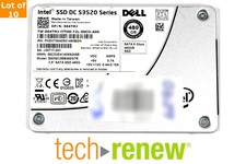 Lot of 10 Intel SSD DC S3520 Series 480GB SSD | SSDSC2BB480G7R | SATA | 064TMJ