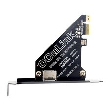 PCIe 4.0 x1 to Oculink SFF8612 Host Adapter for U.2 SSD GPU Dock