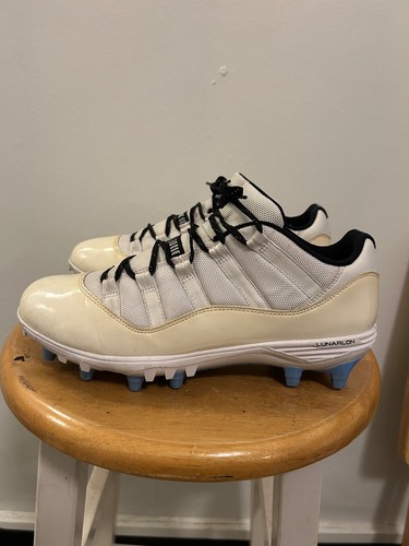 Nike Air Jordan 11 Retro Low TD Football Cleats Columbia UNC Size 9