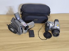 Camcorder + Camera Bundle Sony Cyber-shot DSC-H5 And JVC Mini DV GR-D31EK + Case