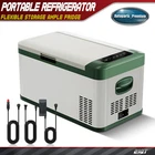 21QT Car Fridge Freezer Cooler Portable Car Refrigerator 12/24V DC 60W