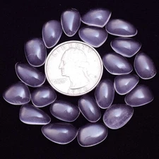 21 Pcs Natural Rose Quartz 10mm-14mm Cabochon Untreated Gemstones Wholesale Lot