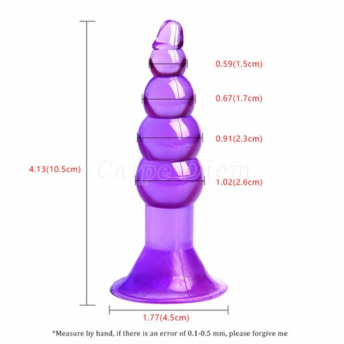 Extra Long Anal Beads Butt Plug Soft Silicone Dildo Sex Toys For Couples - Picture 31 of 35
