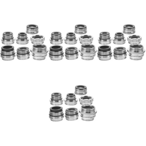 Set of 4 Faucet Adapter Kit Tap Connector for Hose Pipe Water Filter Sink - Picture 11 of 12
