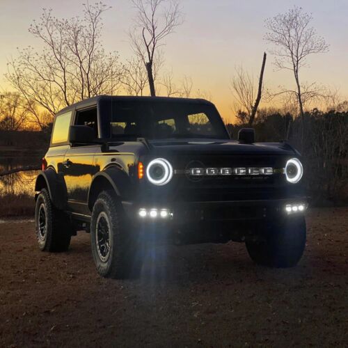 ORACLE Lighting® Triple LED Fog Light Kit (White) for 21-24 Bronco, Steel Bumper - Picture 6 of 12
