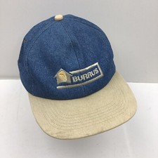 Vtg K BRAND PRODUCTS USA MADE Trucker Hat Snapback Cap Burrus Seeds Corn USA