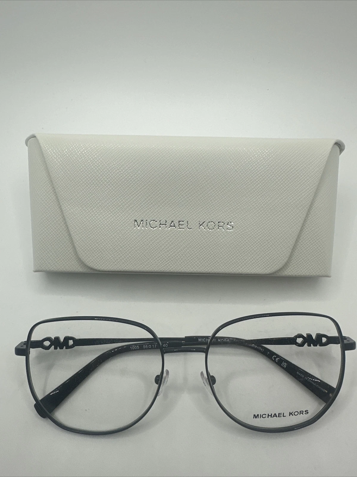 Michael Kors Mk3062 1005 56/17 140 Black Women Eyeglass Frames W/ Case  3