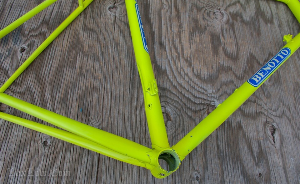 Guidoline Velo NOS Vintage Benotto 5000 57cm Road Bike FRAME & FORK Ruban Guidon Vélo Ancien - Foto 2