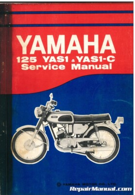 1968 Yamaha 125 YAS1 YAS1C Motorcycle Service Manual