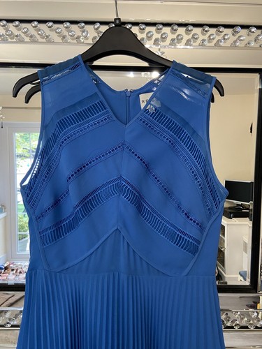 Vestido de verano azul Reiss talla mediana - Imagen 2 de 11