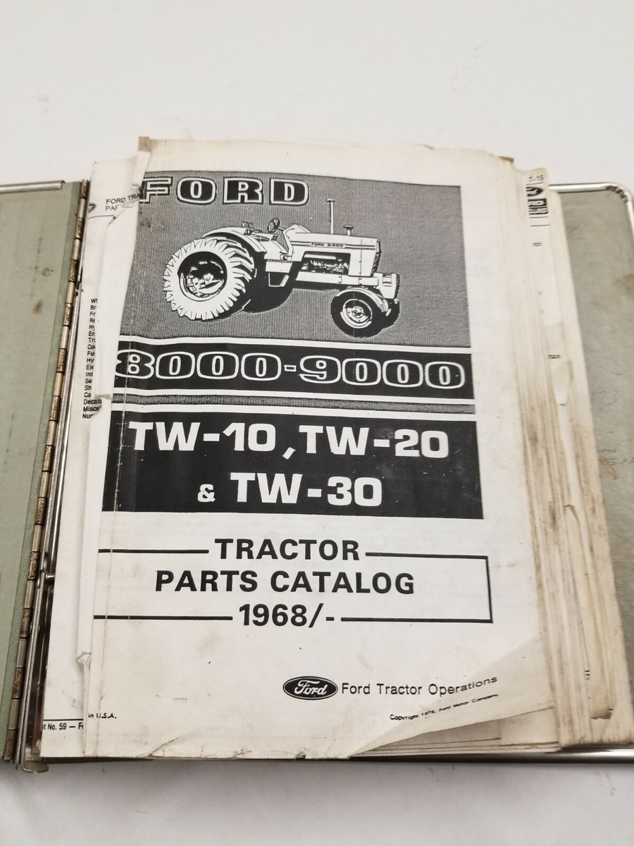 FORD 8000 9000 TW10 TW20 TW30 TRACTOR PARTS CATALOG 1968- | eBay